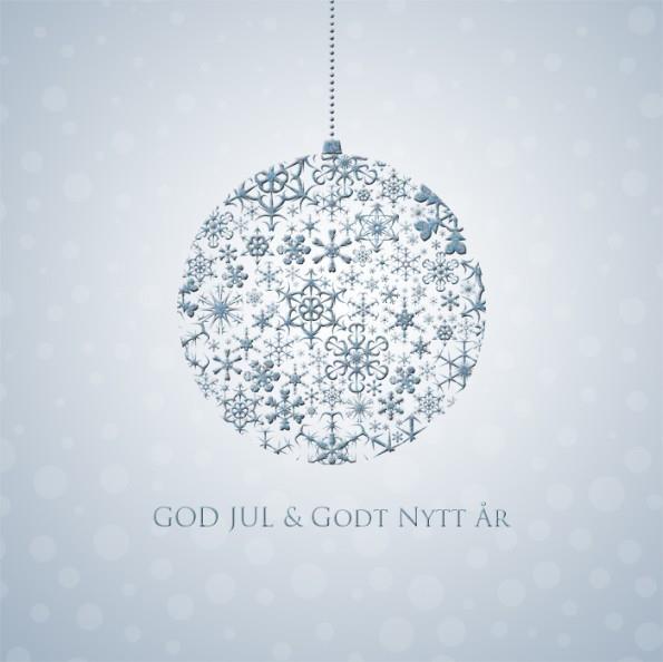 9408612  382011 Julekort &quot;Julekule&quot; 155 x155cm Starwhite 500